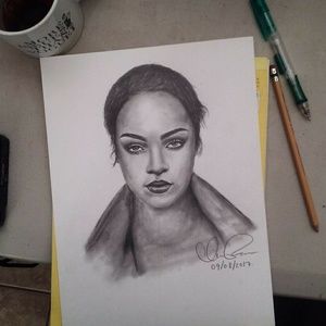 Rihanna Drawing